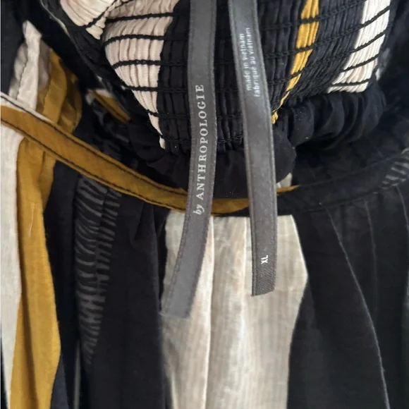 Anthropologie Squareneck Waistless Midi Dress, size XL - Picture 8 of 8